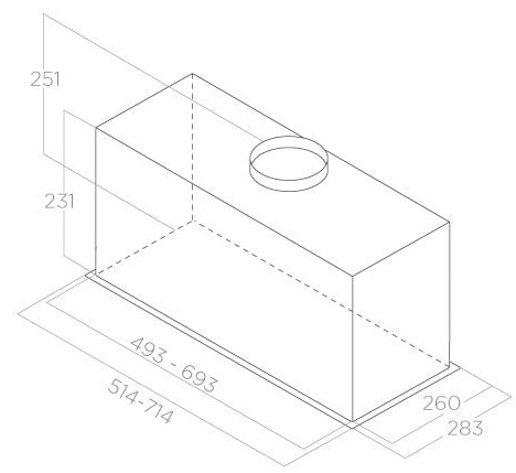 картинка Кухонная вытяжка Elica FOLD GR/A/52 