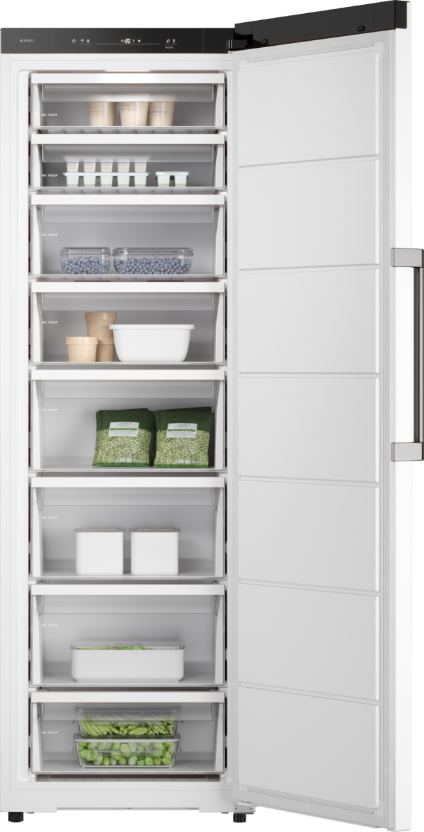 картинка Полувстраиваемая морозильная камера Asko RFF286KNCW1 белая 