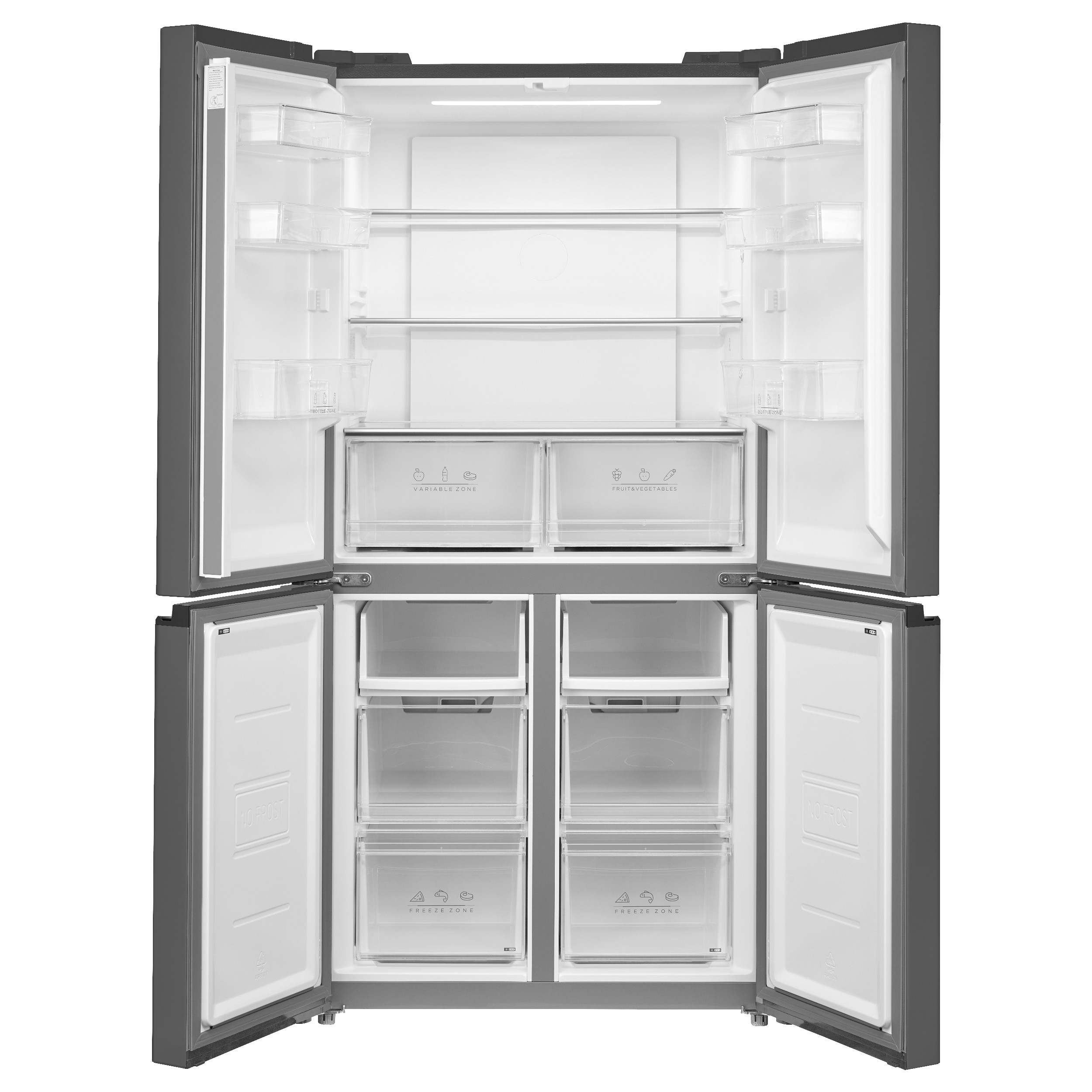 картинка Отдельностоящий холодильник Korting KNFM 84177 GB 