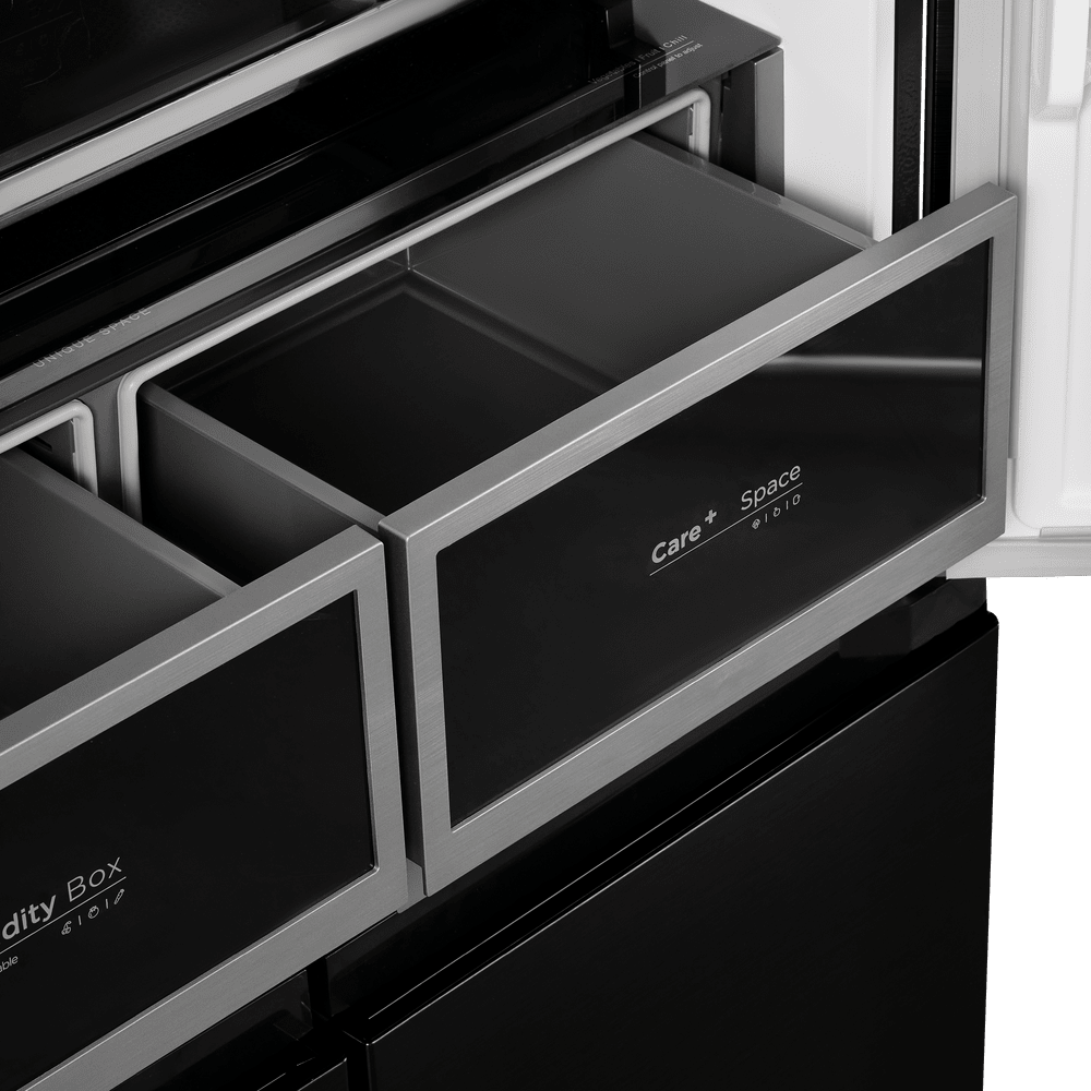 картинка Полувстраиваемый холодильник Maunfeld MFF190NFDB черный 