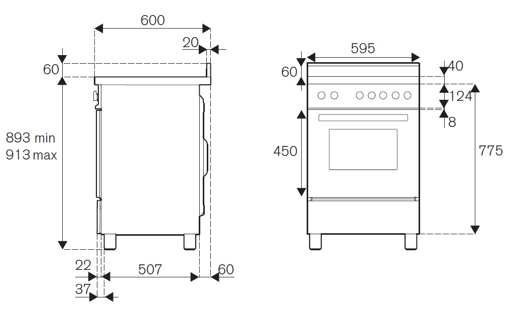 картинка Комбинированная кухонная плита Bertazzoni PRO64I1EXT 