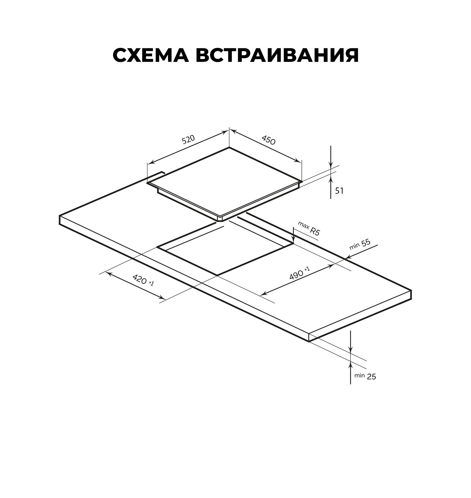 картинка Электрическая варочная панель Lex EVH 430B BL 