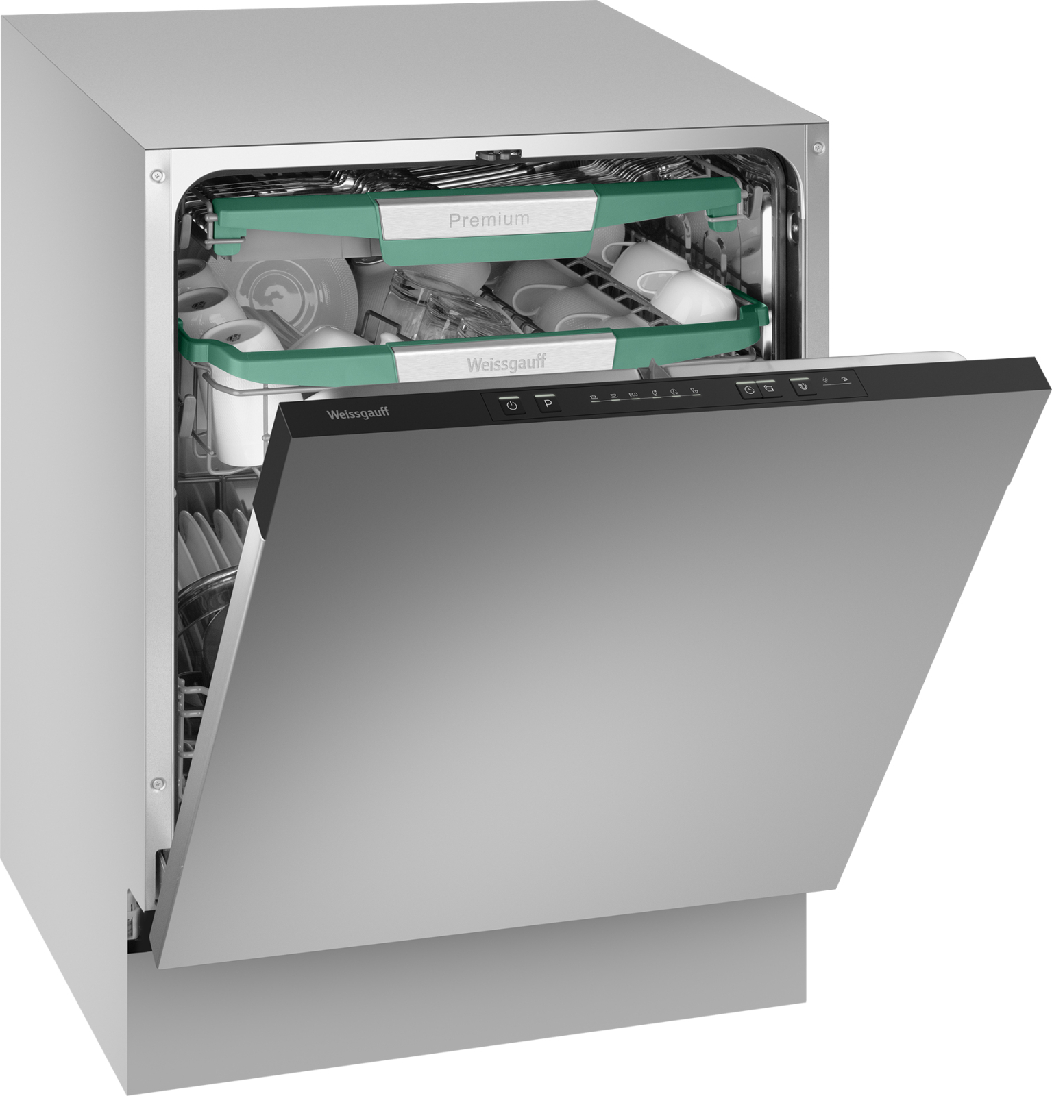 картинка Посудомоечная машина Weissgauff BDW 6136 D Inverter AutoOpen Infolight 