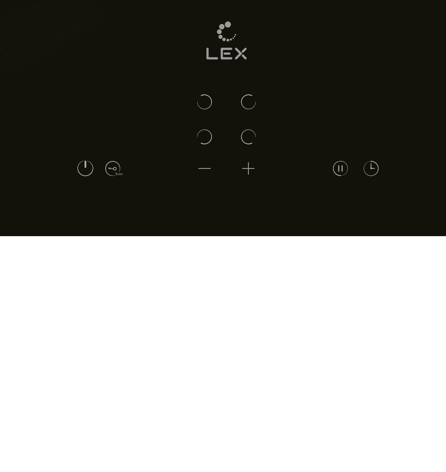 картинка Варочная панель Lex EVH 640B BL 