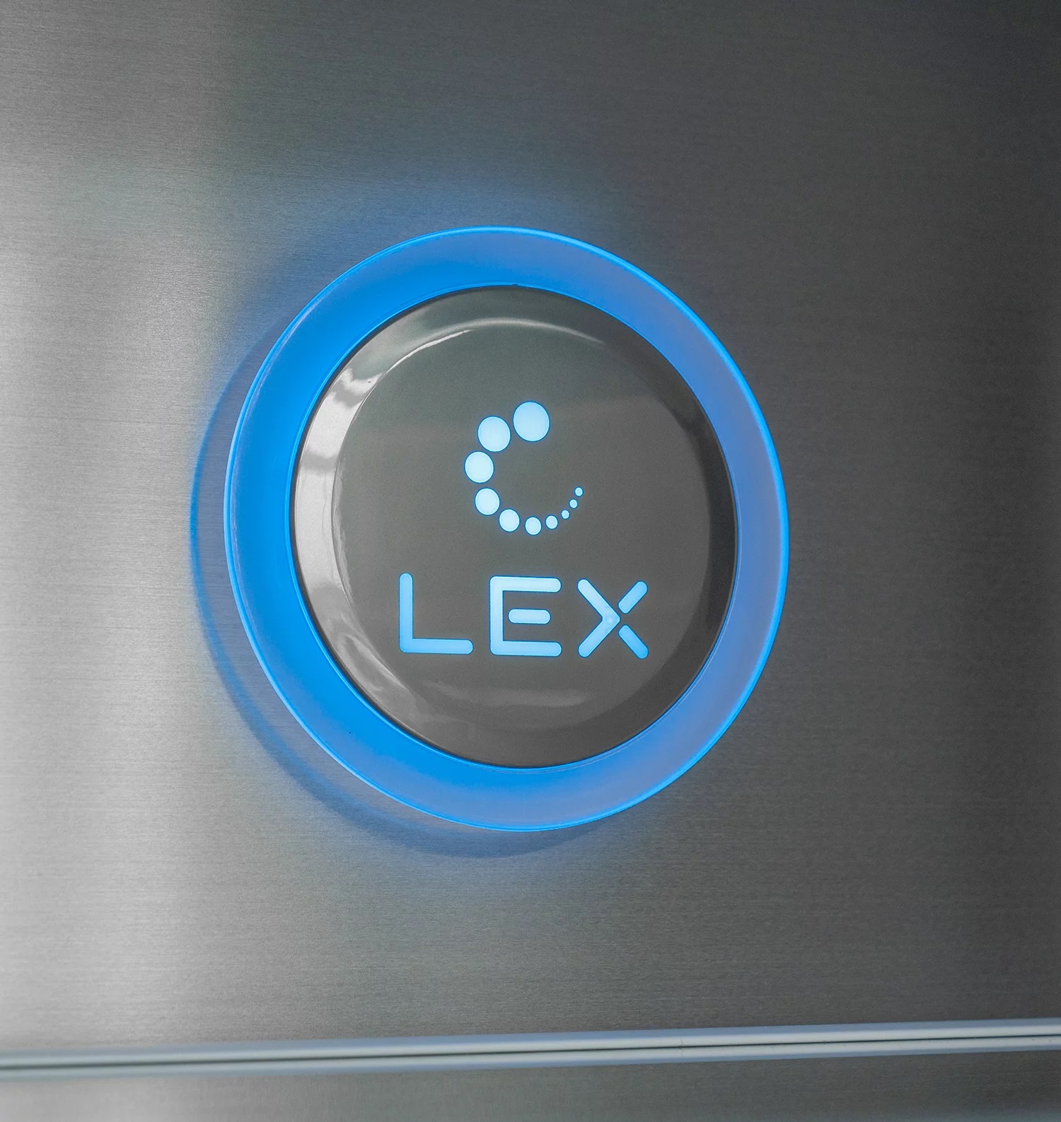 картинка Отдельностоящий холодильник Lex LCD505GBGID Сапфир / стекло 