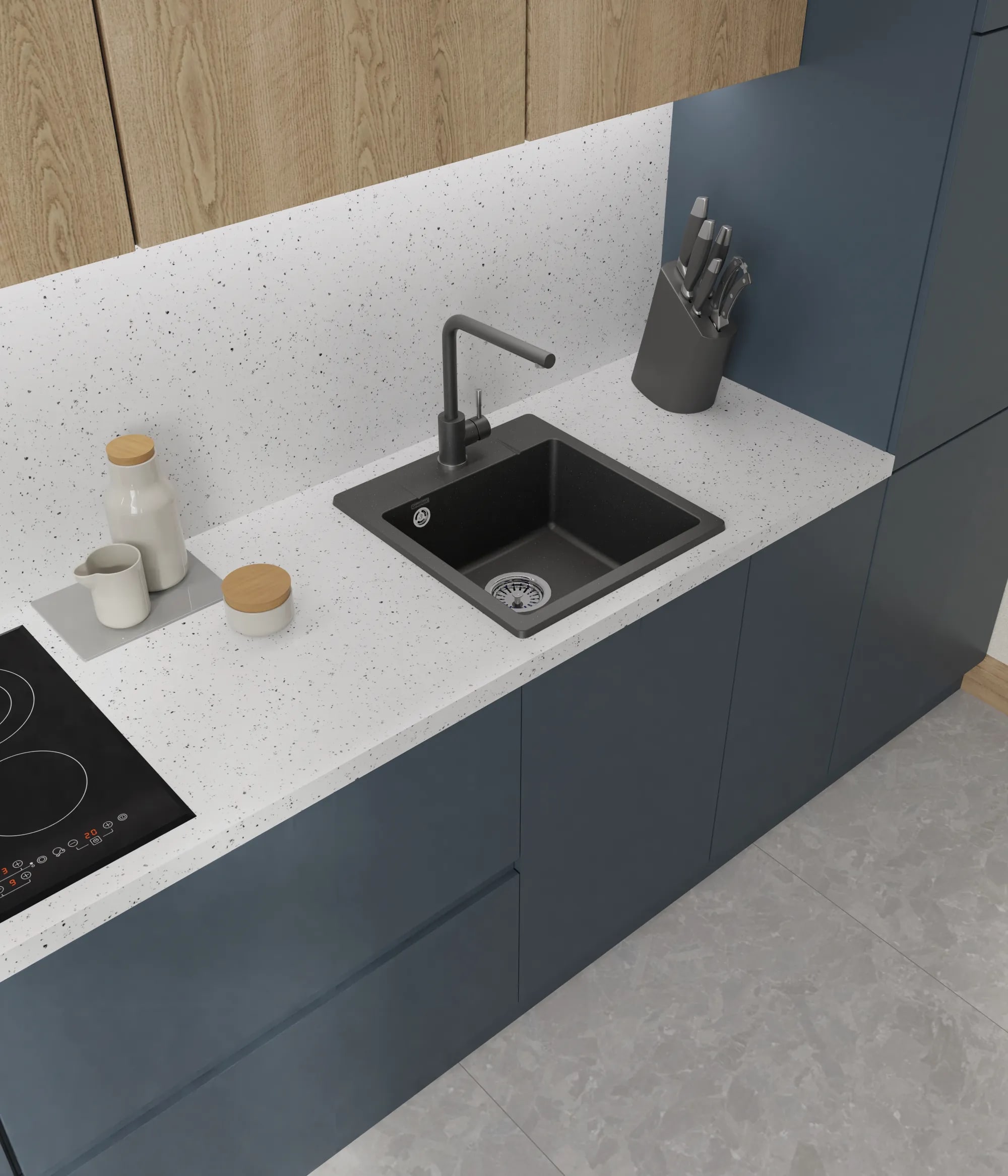 картинка Кухонная мойка Granfest GF-URBAN 245 