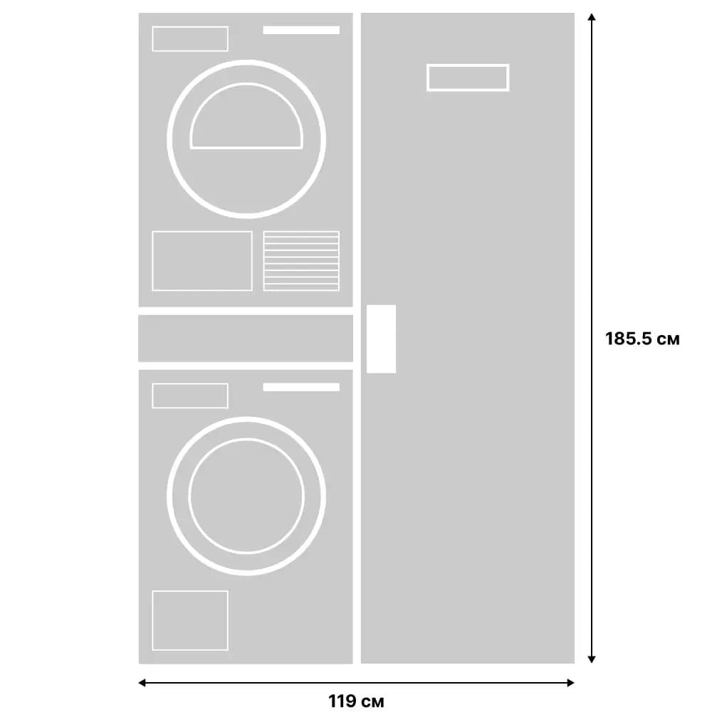 картинка Комплект ASKO Logic 23 (W4086C.T/3 + T408HD.T.P + DC7784 V.S +  HI1153T) 
