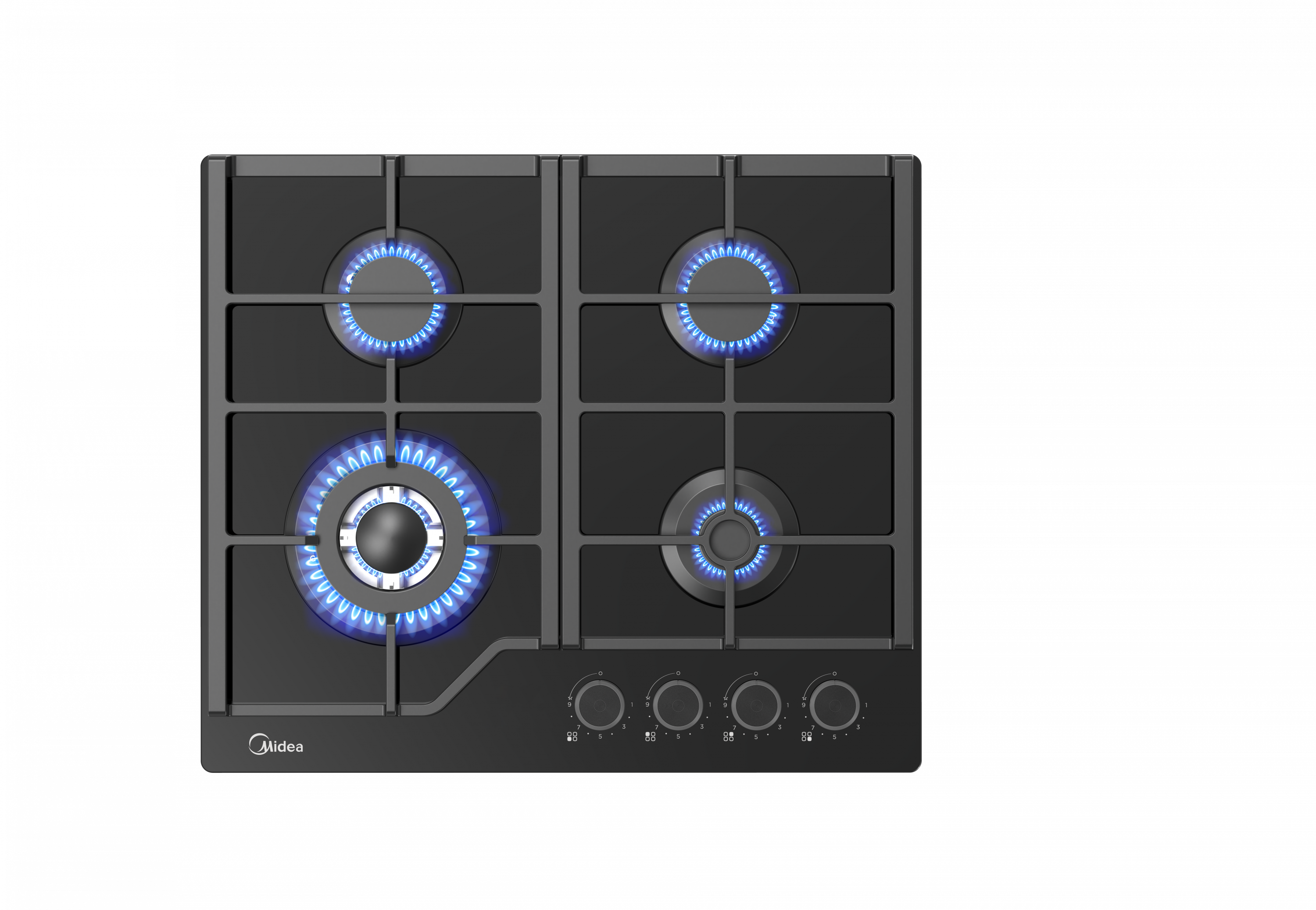 картинка Газовая варочная панель Midea MG 697 TGB 