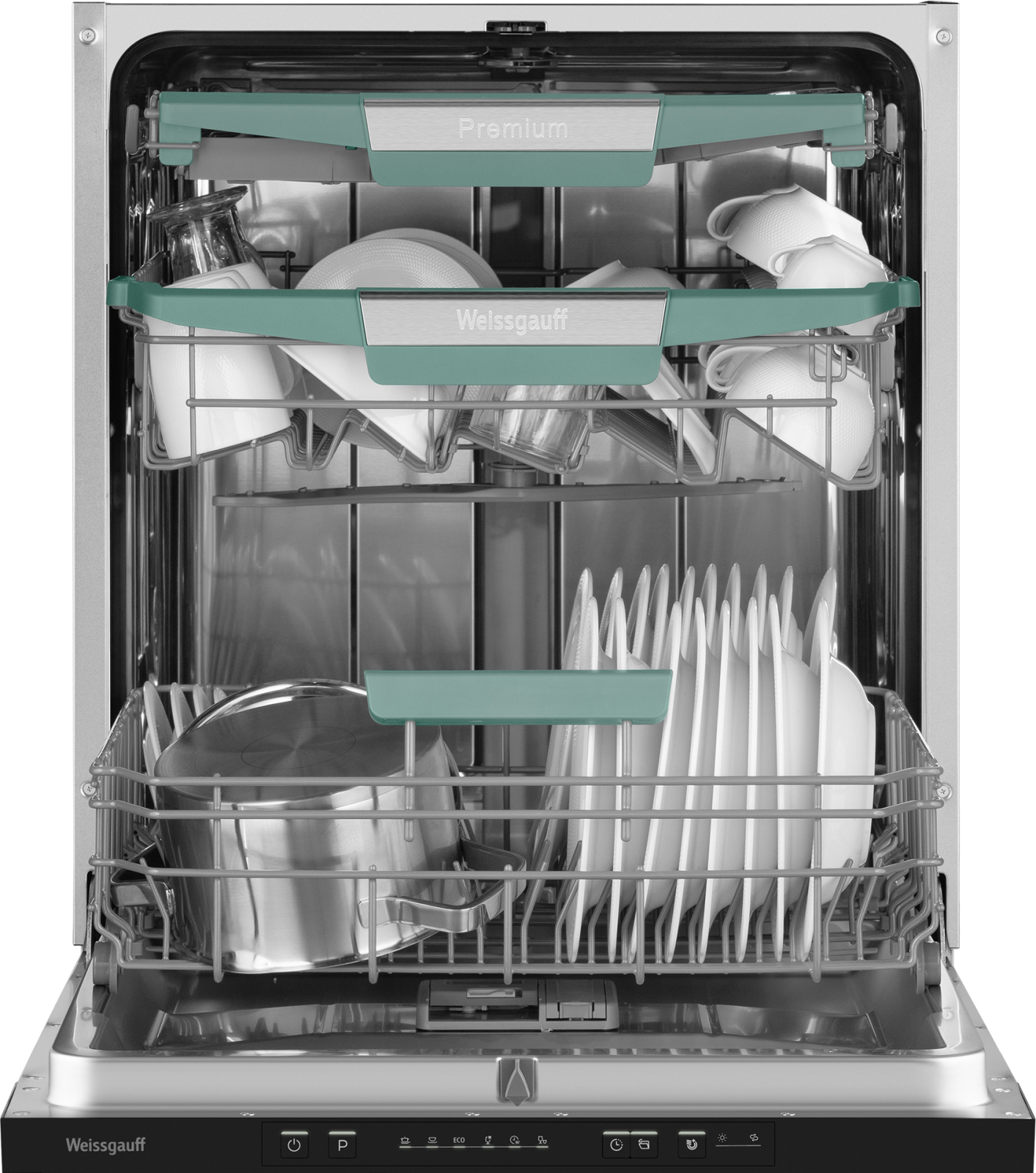 картинка Посудомоечная машина Weissgauff BDW 6136 D Inverter AutoOpen Infolight 