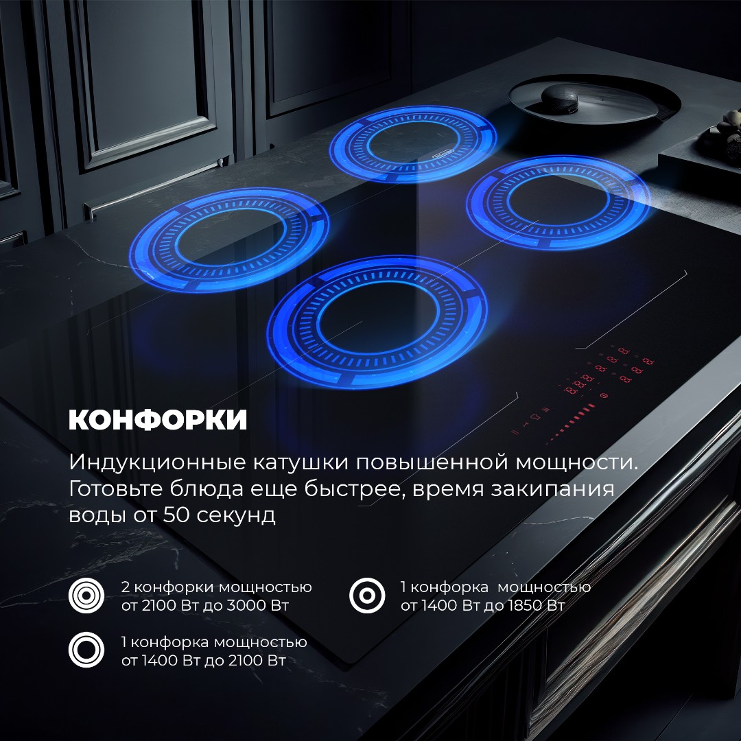 картинка Варочная панель Delonghi SLI 754 RUS 