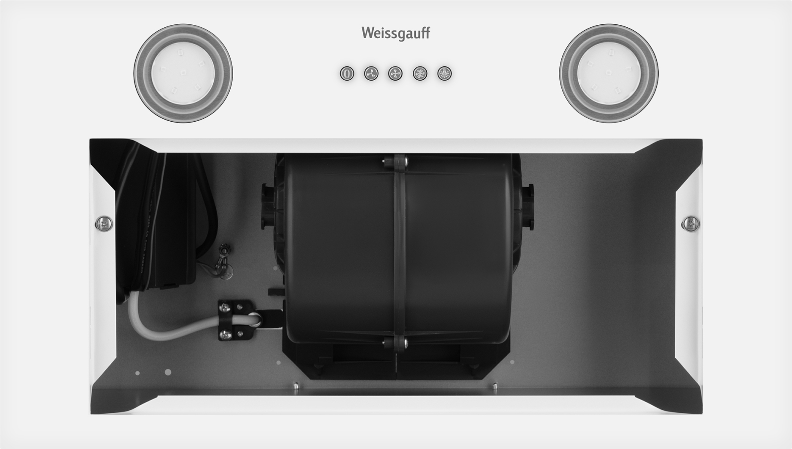 картинка Кухонная вытяжка Weissgauff Box 600 PB WH 