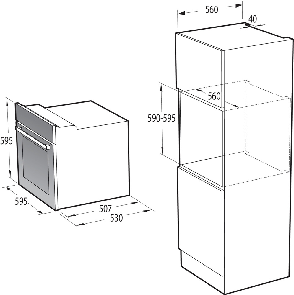 картинка Электрический духовой шкаф Gorenje BO6737E02AXK 