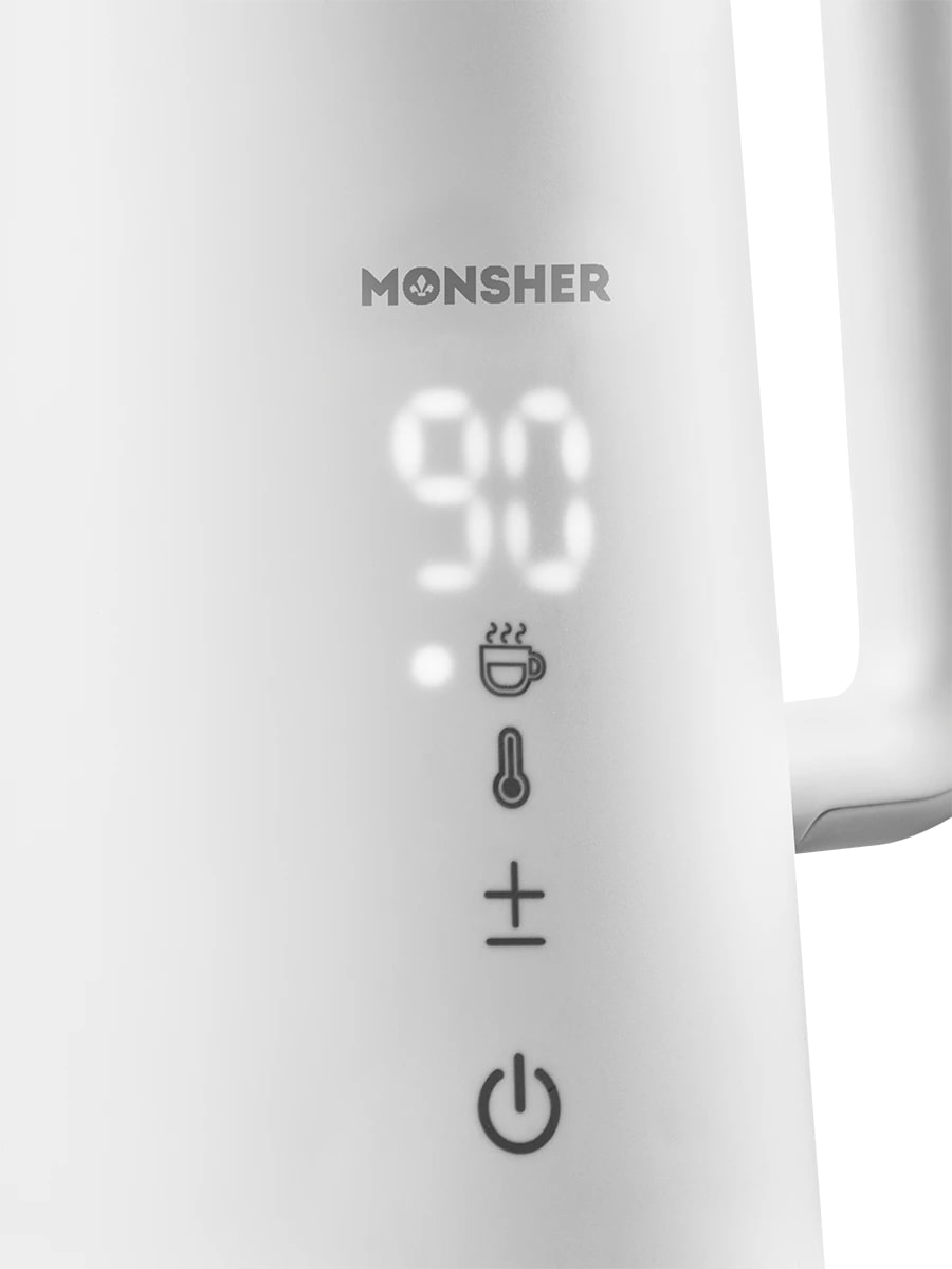 картинка Чайник Monsher MK 502 BLANC  картинка Чайник Monsher MK 502 BLANC
