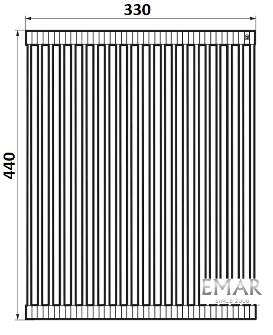 картинка |Discount| Ролл-мат Emar Roll-4433.Qs (квадратный пруток) 