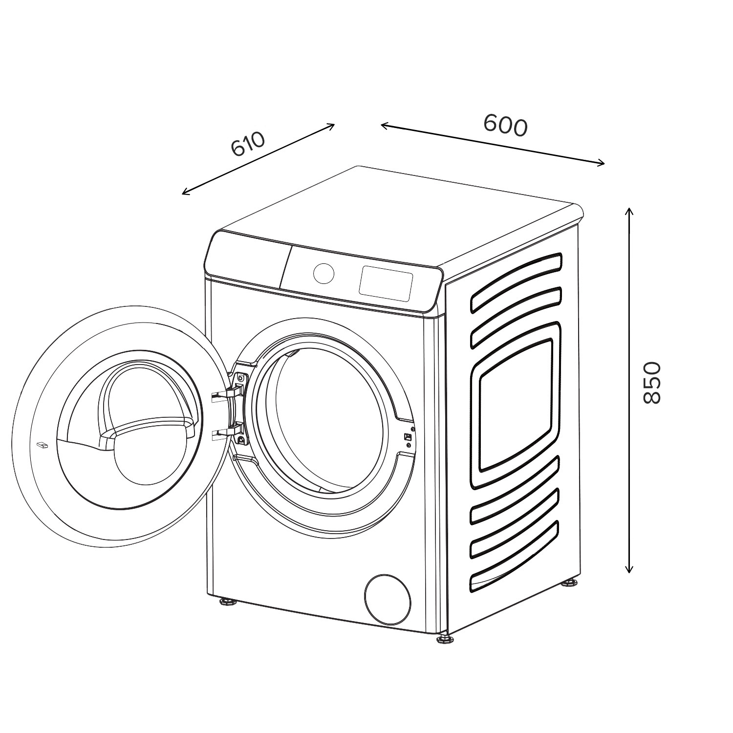 картинка Стиральная машина с сушкой Lex LWM12812GRID  картинка Стиральная машина с сушкой Lex LWM12812GRID