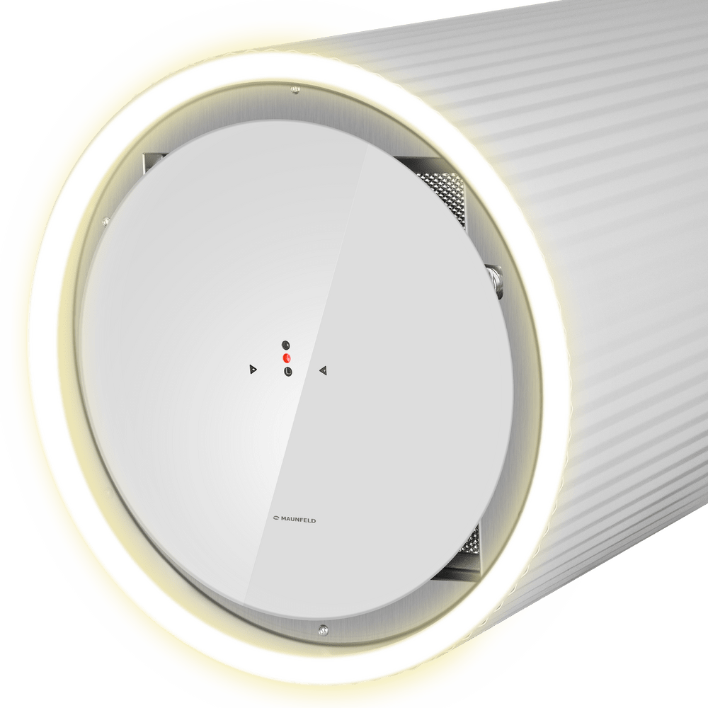 картинка Кухонная вытяжка Maunfeld EDELWEISS 39 ISLA белая 