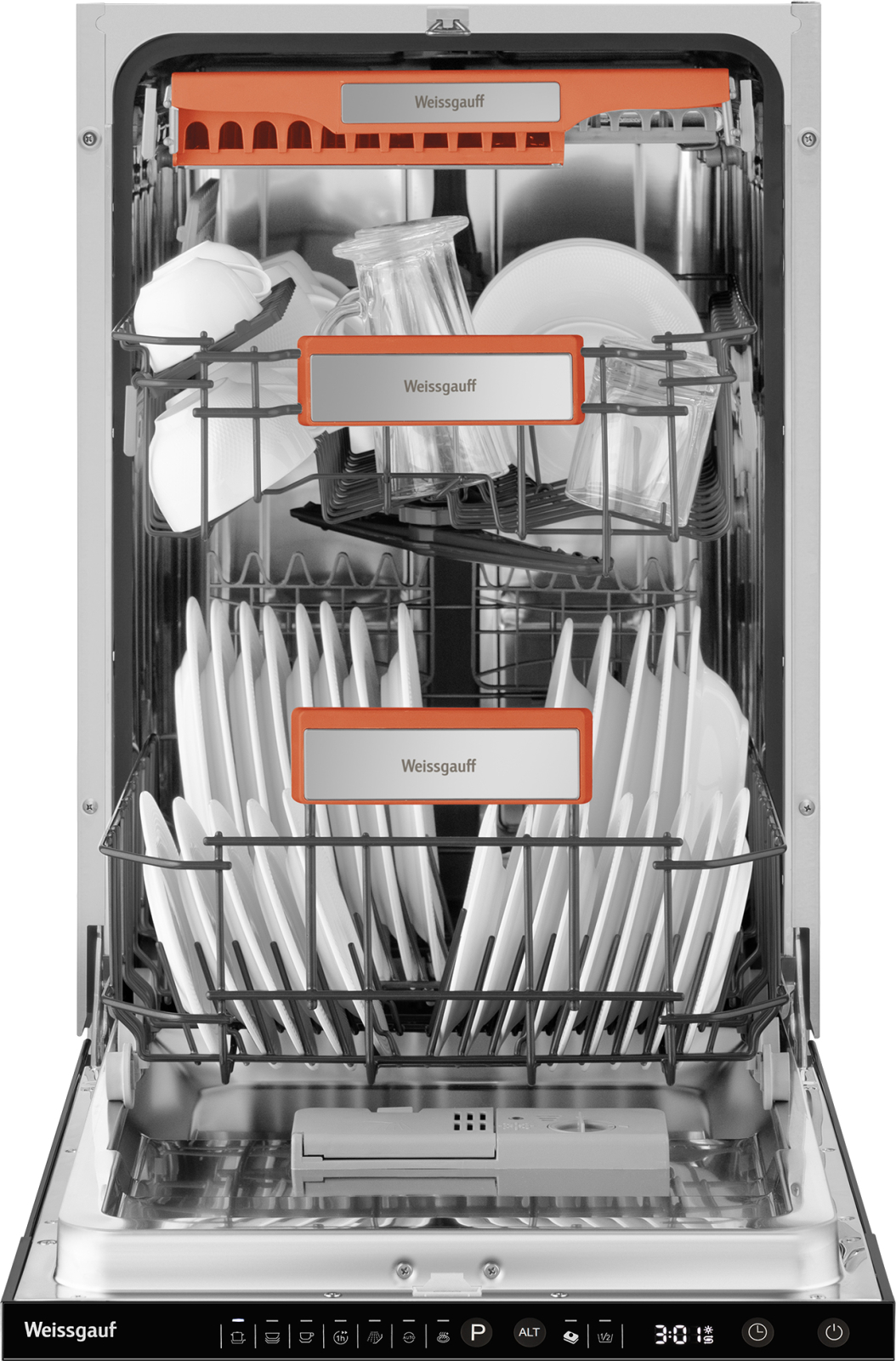 картинка Посудомоечная машина встраиваемая Weissgauff BDW 4536 D Infolight 