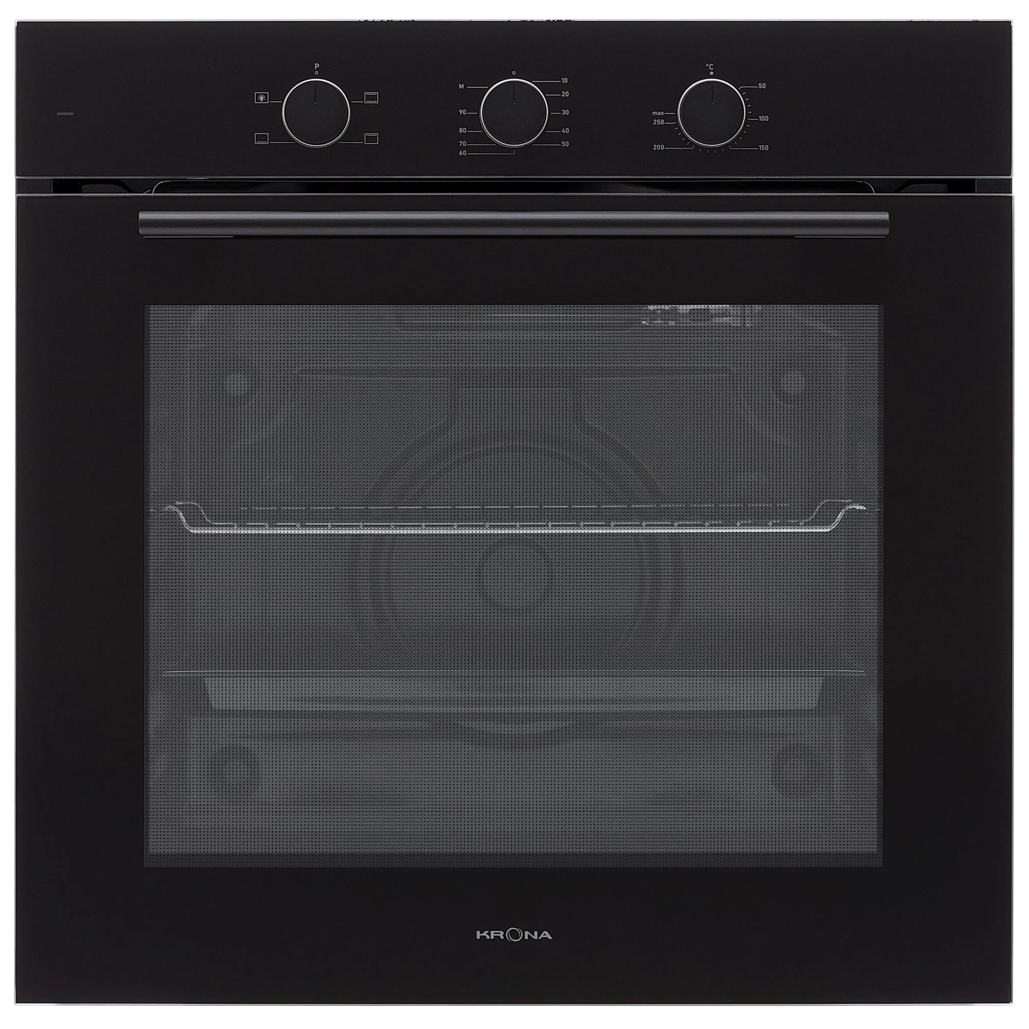 картинка Электрический духовой шкаф Krona ELEMENT 60 BL/BL черный 
