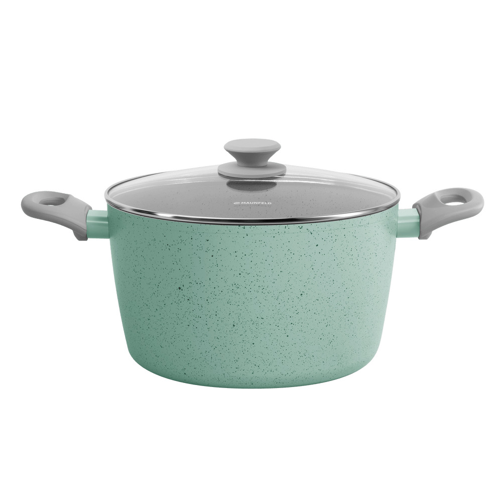 картинка |Discount| Кастрюля с крышкой Maunfeld HELGA MCS57FA05FS фисташковый 