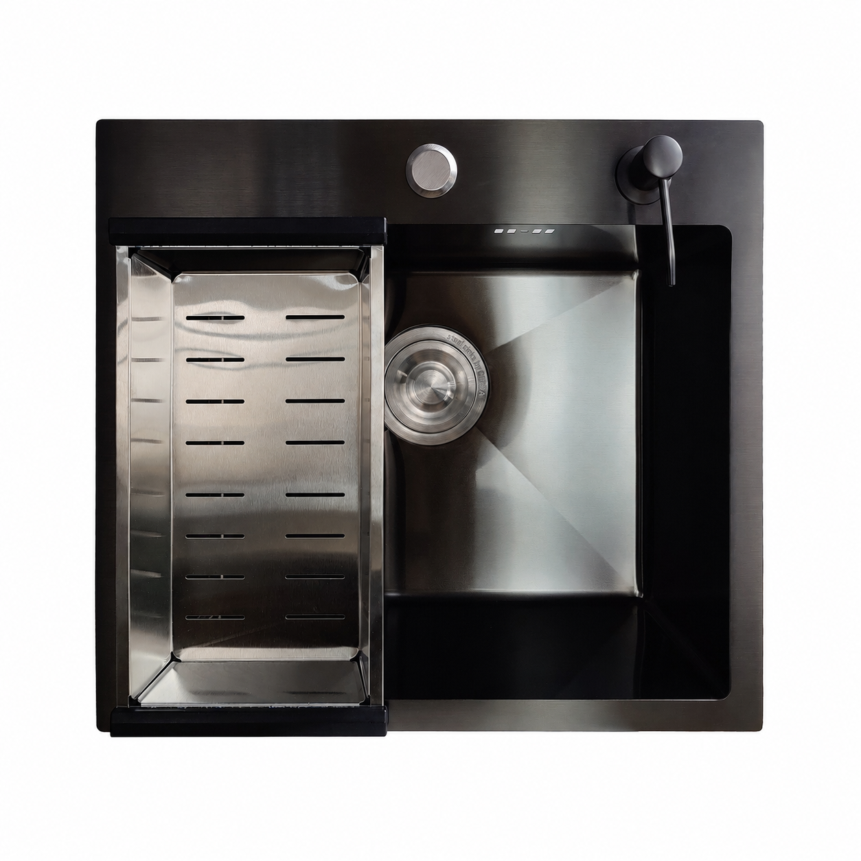 картинка Комплект мойка и смеситель Gerda 5045 G+SM.Black 