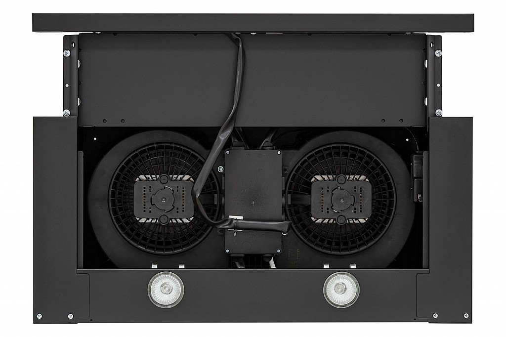 картинка Кухонная вытяжка Krona KAMILLA SENSOR 600 BLACK (2 МОТОРА) 