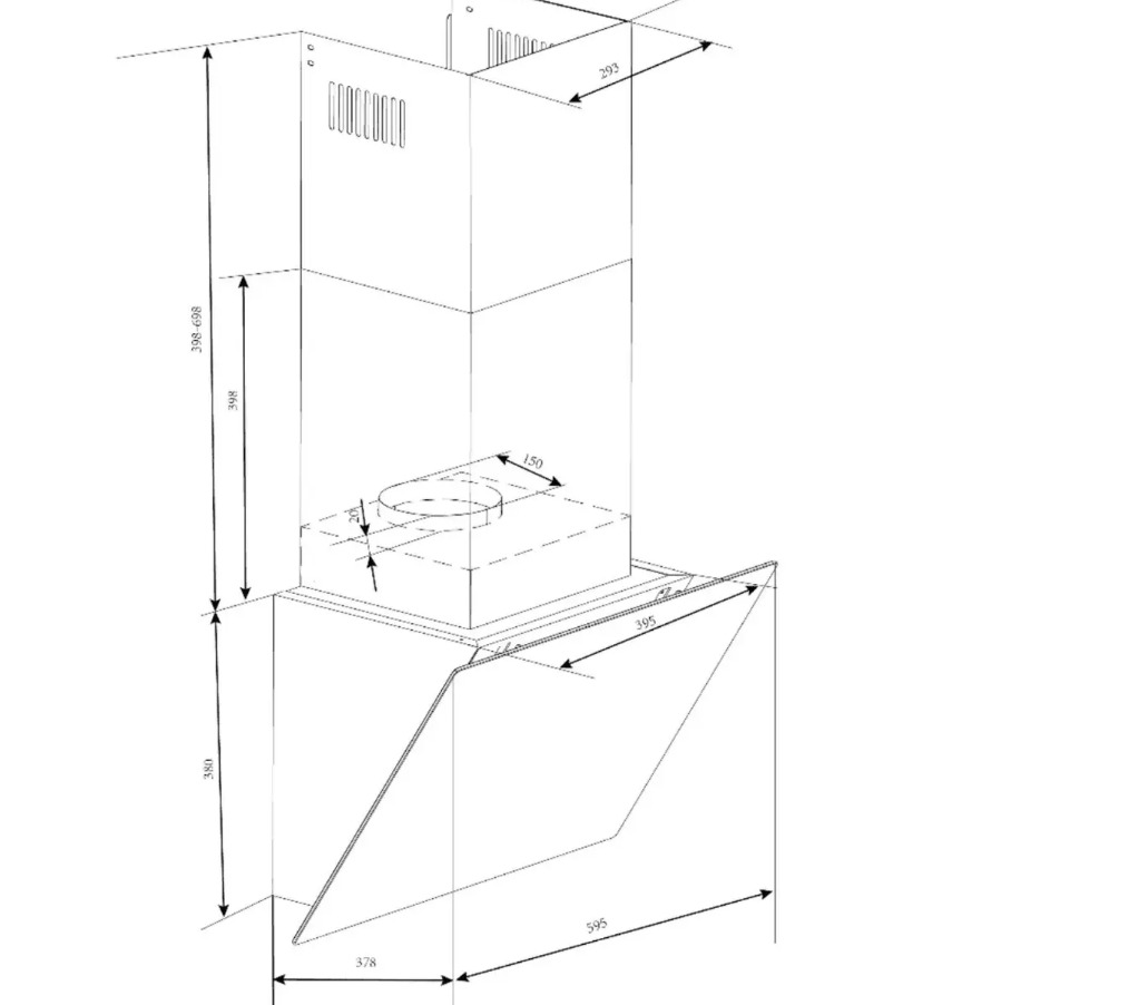 картинка Кухонная вытяжка Haier HVQ-D4606B 