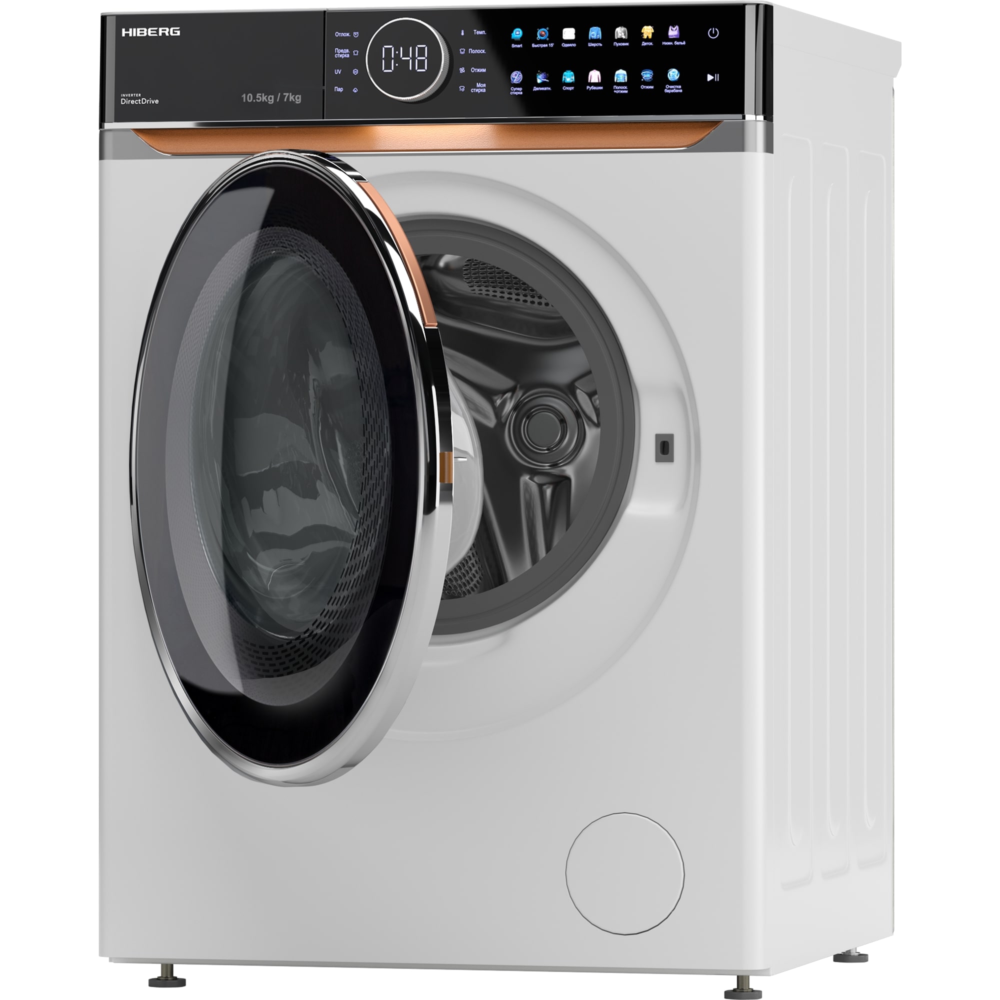 картинка Стиральная машина с сушкой Hiberg I-DDQ10 - 10714 W 