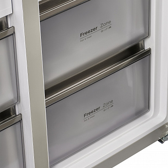 картинка Полувстраиваемый холодильник Maunfeld MFF190NFDPW белый 