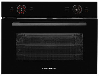 картинка Электрический духовой шкаф с функцией СВЧ Kuppersberg KMW 612 Black 