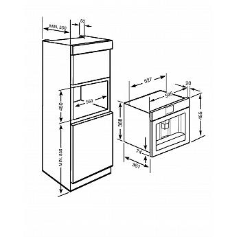картинка Кофемашина Smeg CMS8451P кремовый 