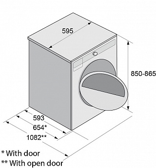 картинка Сушильная машина Asko T208H.W 