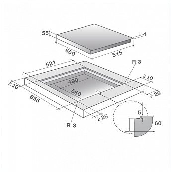 картинка Варочная панель De Dietrich DPI7684XT PLATINUM 