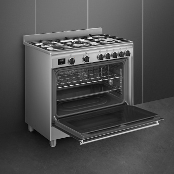 картинка Комбинированная кухонная плита Smeg BG91X2 