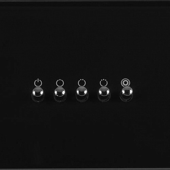 картинка Кухонная вытяжка Krona IRIDA 600 BLACK PUSH BUTTON 