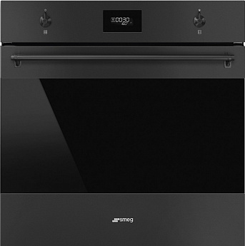 картинка Электрический духовой шкаф Smeg SF6301TN черный матовый 