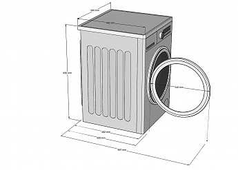 картинка Стиральная машина Korting KWM 50IM140 