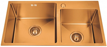 картинка Мойка для кухни Emar EMB-210 PVD Nano Coppery  картинка Мойка для кухни Emar EMB-210 PVD Nano Coppery