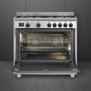картинка Комбинированная кухонная плита Smeg BG91X2 