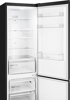 картинка Отдельностоящий холодильник Weissgauff WRK 2010 D Inverter NoFrost Black 