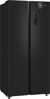 картинка Отдельностоящий холодильник Weissgauff WSBS 500 Inverter NoFrost Black 