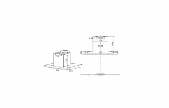 картинка Кухонная вытяжка т-образная Haier HVX-C672TX 