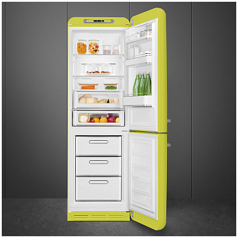 картинка Отдельностоящий холодильник Smeg FAB32RLI5 лайм 