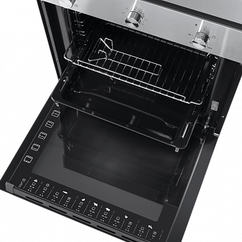 картинка Газовый духовой шкаф Maunfeld EOGC604S Slim нержавеющая сталь 