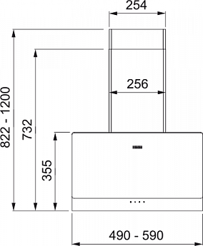 картинка Кухонная вытяжка полновстраиваемая Franke TEMPER 50 WH/SS  картинка Кухонная вытяжка полновстраиваемая Franke TEMPER 50 WH/SS
