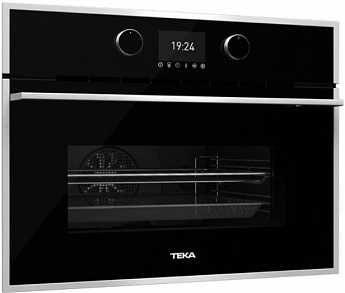 картинка Электрический духовой шкаф с функцией СВЧ Teka HLC 847 C BLACK-SS 