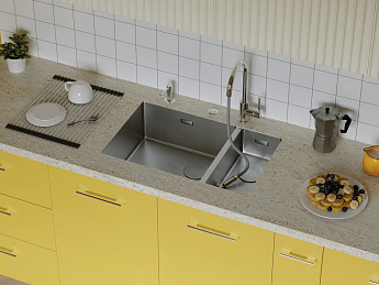 картинка Мойка Omoikiri TAKI 69-2-U/IF-GB-R SIDE 