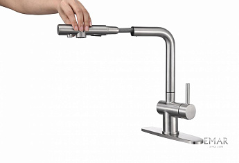 картинка Смеситель Emar Steel ЕСВ-7020 хром 
