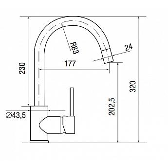 картинка Смеситель LONGRAN LOGIC LM2101 