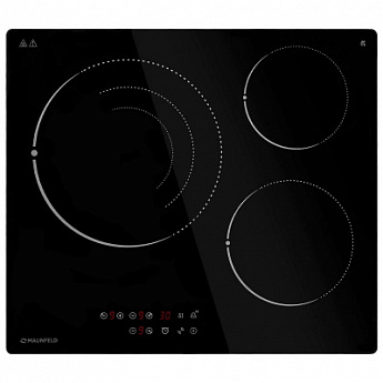 картинка Электрическая варочная панель Maunfeld CVCE593TPBK  картинка Электрическая варочная панель Maunfeld CVCE593TPBK