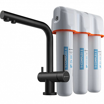 картинка Смеситель Omoikiri PURE DROP LITE + NAGANO графит 